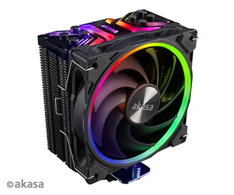 AKASA Soho H4 Plus / 1x 120mm / Hydro Dynamic Bearing / 31.8 dB @ 2000 RPM / 52.91 CFM / AMD + Intel