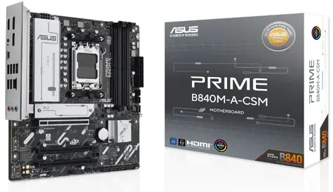 ASUS PRIME B840M-A-CSM / B840 / 4x DDR5 / 1x 2.5GLAN / mATX