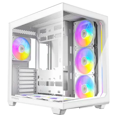Antec C5 ARGB bílá / ATX / 2x USB-A 3.2 / 1x USB-C 3.2 / 7x 120mm argb / bez zdroje / průhledná bočnice 