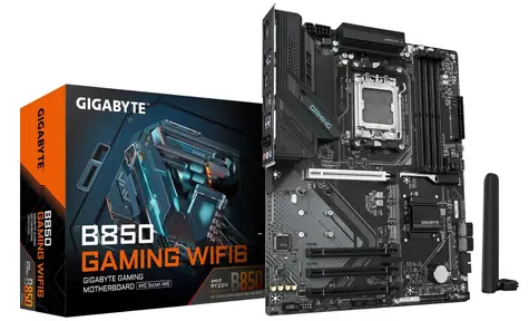 GIGABYTE B850 GAMING WiFi6 / B850 / 4x DDR5 / 1xGLAN / Wi-Fi 6 / ATX 