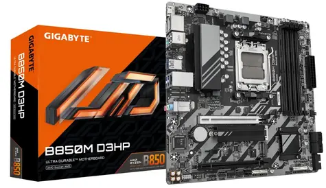 GIGABYTE B850M D3HP / B850 / 4xDDR5 / 1x GLAN / mATX