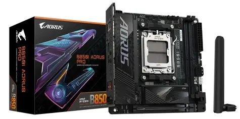 GIGABYTE B850I AORUS PRO / B850 / 2x DDR5 / 1x 2.5GLAN / Wi-Fi 7 / mITX