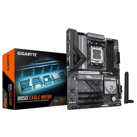 GIGABYTE B850 EAGLE WIFI6E / B850 / 4x DDR5 / 1xGLAN / Wi-FI 6E / ATX