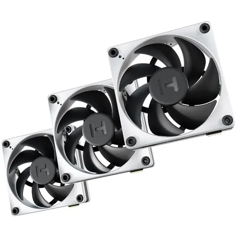 Hyte FP12 THICC FAN 3ks černo-bílá / 120mm / 47.3 dB @ 3000 RPM / 105.8 CFM / 4-Pin PWM