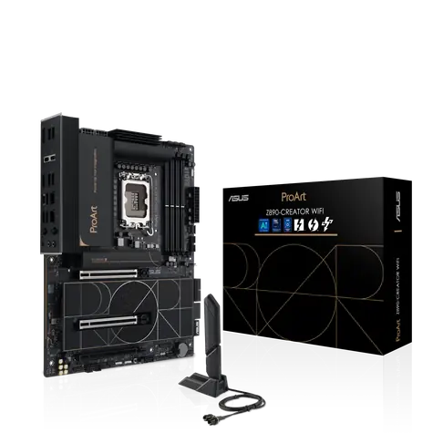 ASUS ProArt Z890-Creator WIFI / Z890 / LGA 1851 / 4x DDR5 / PCIex16 / 2.5GLAN / ATX