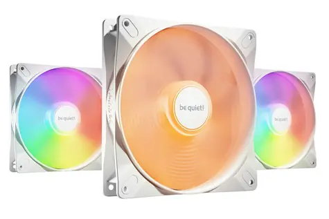 be quiet! Light Wings LX ARGB PWM 3ks bílá / 140mm / Rifle Bearing / 30.5 dB @ 1800 RPM / 75.3CFM / 4-Pin PMW + 3-Pin