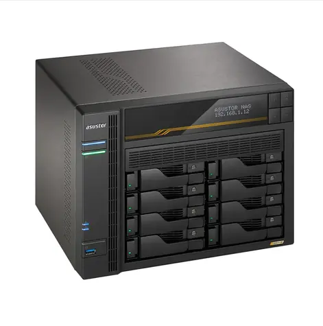 Asustor Lockerstor 8 Gen3 AS6808T 8-Bay / 4x M.2 SSD / 8x 3.5