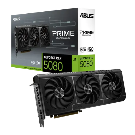 ASUS PRIME GeForce RTX 5080 16GB / 2617MHz / 16GB GDDR7 / 256-bit / 1x HDMI + 3x DP / 850W (16)