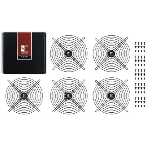 Noctua NA-FG1-20 Sx5 (5ks) černá / Mřížka pro ventilátor / 200 mm