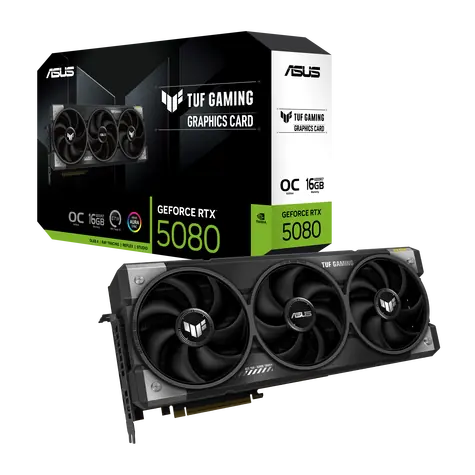 ASUS TUF Gaming GeForce RTX 5080 16GB OC / 2407MHz / 16GB GDDR7 / 256-bit / 2x HDMI + 3x DP / 850W (16)