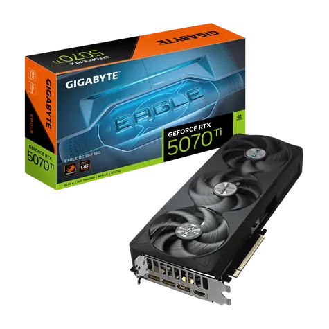 GIGABYTE GeForce RTX 5070 Ti EAGLE OC SFF 16GB / 2300MHz / 16GB GDDR7 / 256-bit / 1x HDMI + 3x DP / 750W (16)