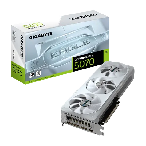 GIGABYTE GeForce RTX 5070 EAGLE OC ICE SFF 12GB / 2165MHz / 12GB GDDR7 / 192-bit / 1x HDMI + 3x DP / 750W (16)