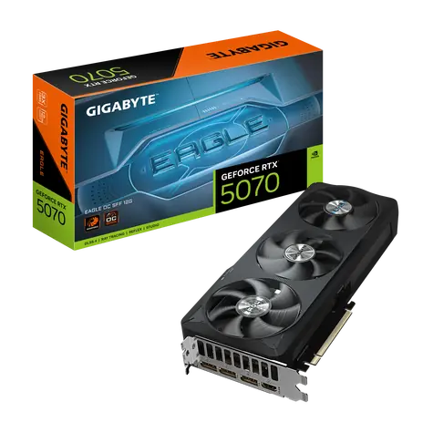 GIGABYTE GeForce RTX 5070 EAGLE OC SFF 12GB / 2165MHz / 12GB GDDR7 / 192-bit / 1x HDMI + 3x DP / 750W (16)