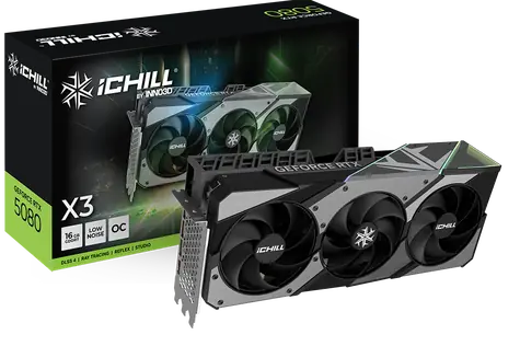 INNO3D RTX 5080 iChill X3 16GB / 2670MHz / 16GB GDDR7 / 256-bit / 1x HDMI + 3x DP / 850W (16)