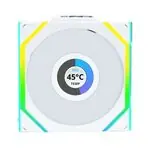 Lian Li UNI FAN SL Wireless LCD / ARGB / Obrácená čepel / 120mm / 1900rpm / 31dBA / 51.4 CFM / 4 pin