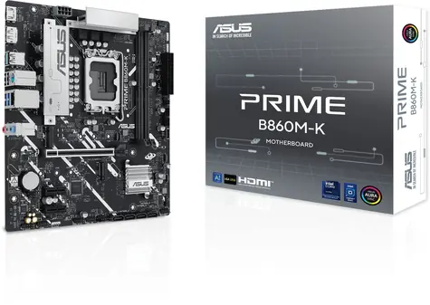 ASUS PRIME B860M-K / B860 / LGA 1851 / 4x DDR5 / PCIEx 16 / 2.5GLAN / mATX