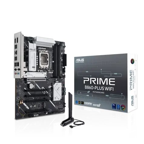 ASUS PRIME B860-PLUS WIFI / B860 / LGA 1851 / 4x DDR5 / PCIEx 16 / 2.5GLAN / ATX