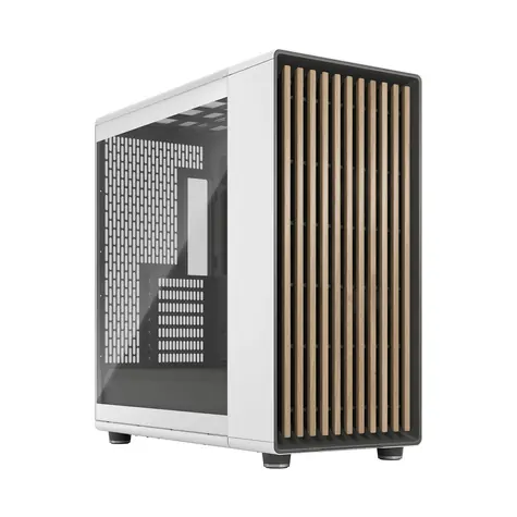 Fractal Design North XL TG bílá / E-ATX / 2x USB-A 3.2 / 1x USB-C 3.2 / 3x 140mm / bez zdroje / průhledná bočnice