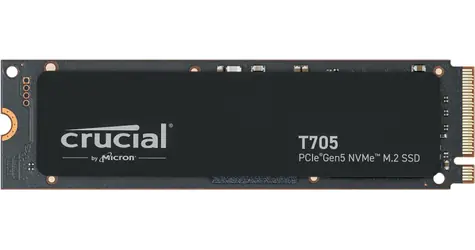 Crucial T705 2TB / M.2 SSD 2280 / PCIe 5.0 / 3D NAND TLC / R:14500MBs / W:12700MBs / 5y
