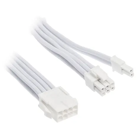 SilverStone Prodlužovací kabel 8-Pin-PCIe na 6+2-Pin-PCIe V2 - 250mm bílá