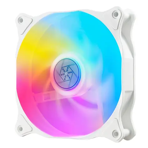 SilverStone Air Blazer 120RW bílá / 120mm / Hydro Bearing / 35.6 dB @ 2200 RPM / 93.97 CFM / 4-Pin PWM 