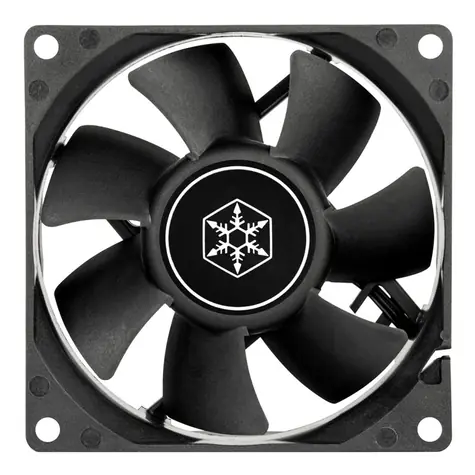SilverStone FN80 černá / 80mm / Hydraulic Bearing / 22.9 dB @ 2000 RPM / 27.81 CFM / 3-Pin