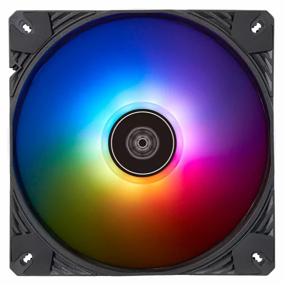 SilverStone Shark Force ARGB černá / 140mm / Fluid Dynamic Bearing / 38.3 dB @ 2200 RPM / 120 CFM / 4-Pin PWM