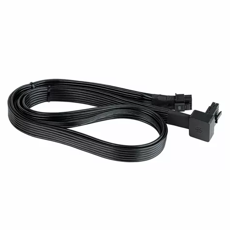 Silverstone PP14-90 černá / 90° kabel 12VHPWR / 650 mm