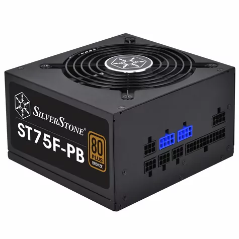 SilverStone ST75F-PB / ATX / 750W / 80PLUS Bronze / Aktivní PFC / modulární