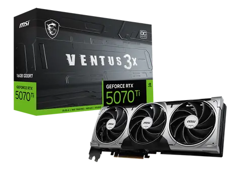 MSI GeForce RTX 5070 Ti 16G VENTUS 3X OC