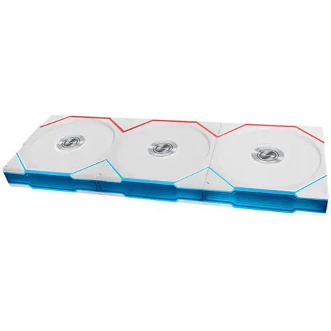 Lian Li UNI FAN TL Wireless Fan 3ks bílá / 120mm / Fluid Dynamic Bearing / 33 dB @ 2600 RPM / 90.1 CFM / 4-Pin PWM