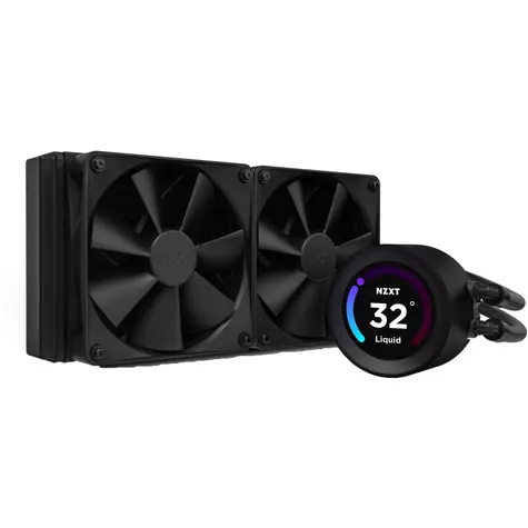 NZXT Kraken Elite 240 černá / 2x 120mm / Fluid Dynamic Bearing / 30.0 dB @ 2000 RPM / 73.47 CFM / AMD + Intel