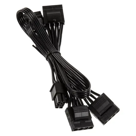 Kolink Kabel 1x 6-Pin na 4x 4-Pin Molex 75cm černá