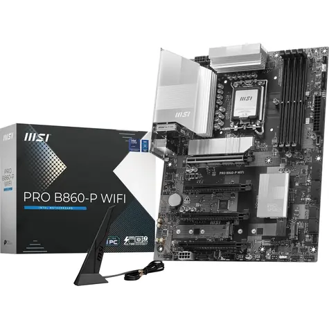 MSI PRO B860-P WIFI / B860 / LGA 1851 / 4x DDR5 / PCIEx 16 / 5GLAN / Wi-Fi / ATX