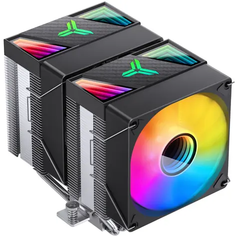 Jonsbo CR-1400 DV2 černá / 2x 92mm / Hydraulic Bearing / 33.8 dB @ 2300 RPM / 38.2 CFM / AMD + Intel