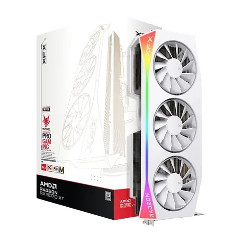 XFX Mercury Radeon RX 9070 XT OC  Magnetic 16GB / 3100 MHz / 16GB GDDR6 / 256-bit / 1x HDMI + 3x DP / 700W (8+8+8)