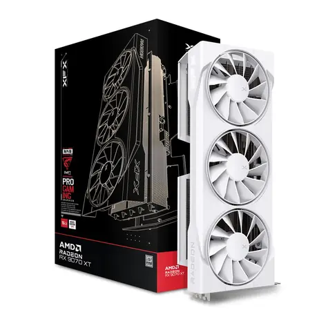 XFX Swift Radeon RX 9070 XT 16GB / 2970 MHz / 16GB GDDR6 / 256-bit / 1x HDMI + 3x DP / 700W (8+8+8)