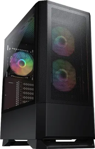 COUGAR MX430 Mesh RGB černá / PC skříň / ATX / micro-ATX / mini-ITX / RGB / průhledná bočnice / bez zdroje