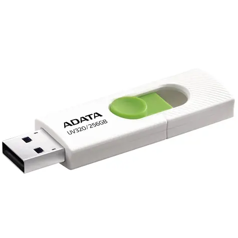 ADATA UV320 256GB Bílá / USB 3.2 / USB-A 