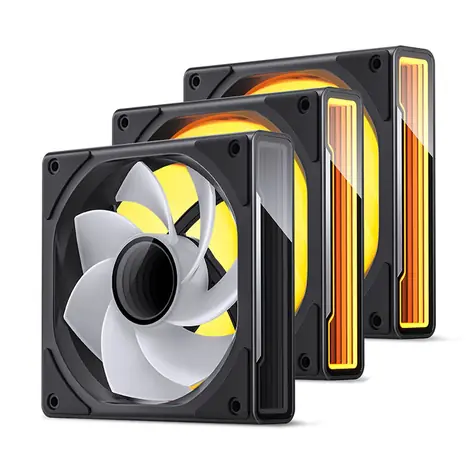 Jonsbo ZK-120BR Reverse 3ks černá / 120mm / FDB / 30.7 dB @ 1800 RPM / 47.71 CFM / 4-pin PWM + 3-Pin