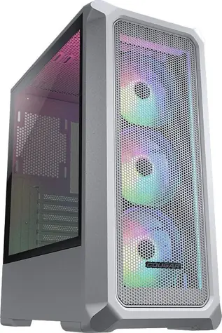COUGAR Archon 2 Mesh RGB bílá / PC skříň / ATX / micro-ATX / mini-ITX / RGB / průhledná bočnice / bez zdroje 