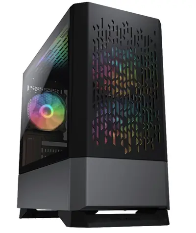 COUGAR MG140 Air RGB černá / PC skříň / micro-ATX / mini-ITX / RGB / průhledná bočnice / bez zdroje 