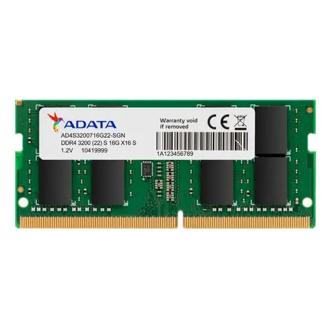 ADATA 32GB (1x32GB) 3200MHz / SO-DIMM / DDR4 / CL22 / 1.2V 