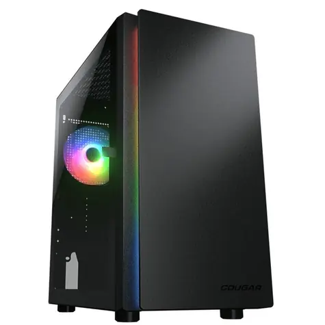 COUGAR Purity RGB černá / PC skříň / micro-ATX / mini-ITX / RGB / průhledná bočnice / bez zdroje