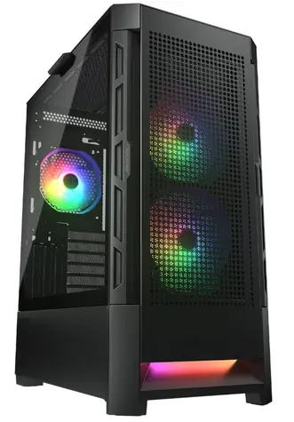 COUGAR Duoface RGB černá / PC skříň / E-ATX / ATX / micro-ATX / mini-ITX / RGB / průhledná bočnice / bez zdroje