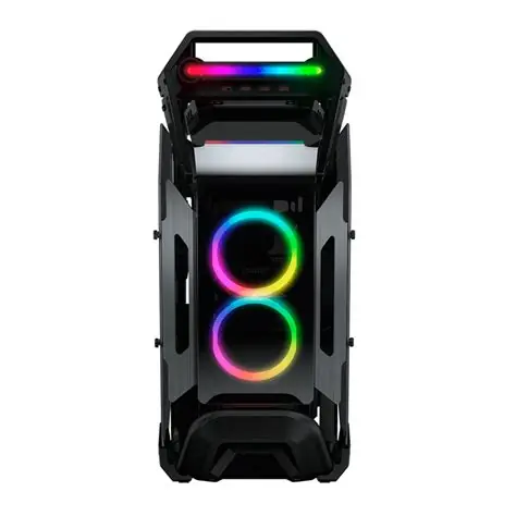 COUGAR Cratus RGB černá / PC skříň / E-ATX / ATX / micro-ATX / mini-ITX / RGB / průhledná bočnice / bez zdroje 