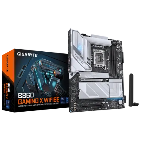 GIGABYTE B860 Gaming X WiFi6E/ B860 / LGA 1851 / 4x DDR5 / PCIEx 16 / 2.5GLAN / Wi-Fi / ATX
