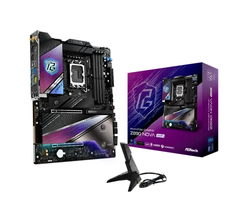 ASRock Z890 Nova WiFi / Z890 / LGA 1851 / 4x DDR5 / PCIex16 / 1x5GLAN / 1x2,5GLAN / ATX