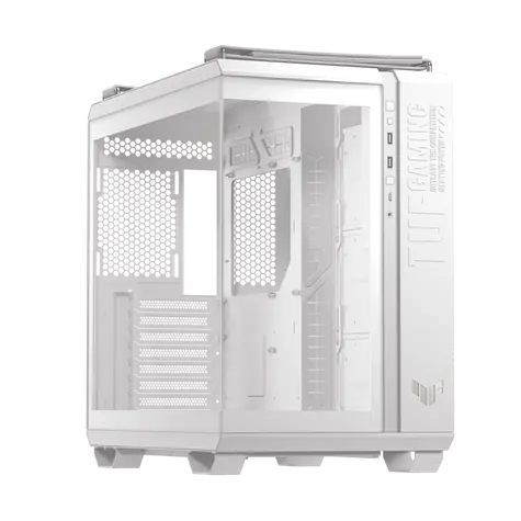 ASUS GT502 TUF GAMING HORIZON TG ARGB bílá / ATX / 2x USB 3.1 / USB-C 3.2 / bez zdroje / průhledná bočnice 