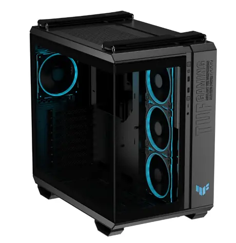 ASUS GT502 TUF GAMING HORIZON TG ARGB černá / ATX / 2x USB 3.1 / USB-C 3.2 / bez zdroje / průhledná bočnice 